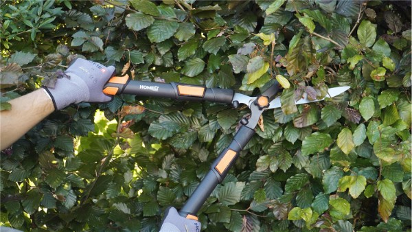 HOME It Garden® hækkesaks med bølgeskær og teleskopskaft