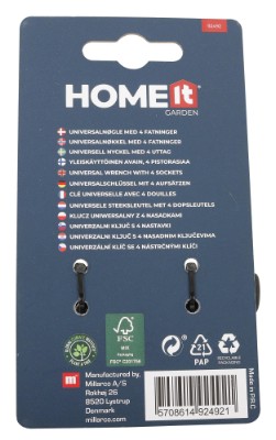 HOME It® Garden universalnøgle med 4 toppe