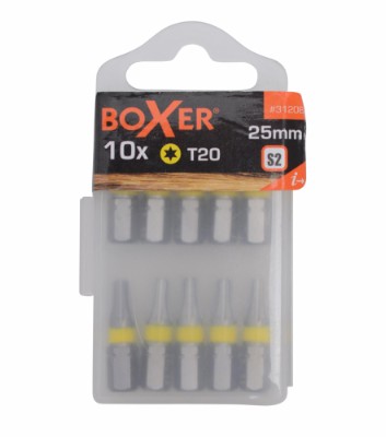 Boxer® bits 10 pak i æske. TORX 20
