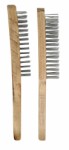 Millarco® stålbørster 3 og 4 rækker med træhåndtag