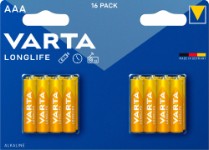 Varta Longlife batterier AAA 16-pak