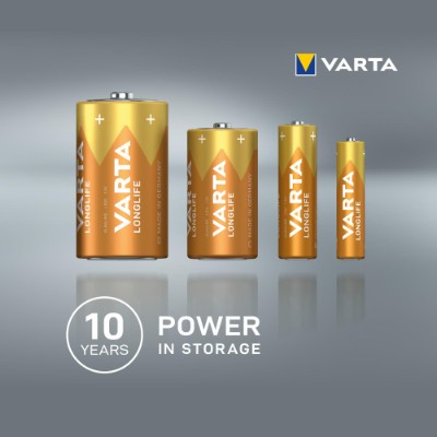 Varta Longlife batterier AA 16 -pak
