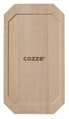 Cozze® vendbar støbejernspande med bordskåner 165 x 330 mm